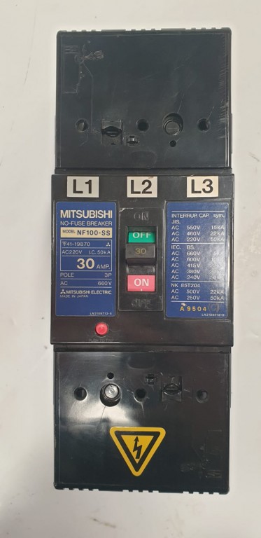 DISYUNTOR MITSUBISHI NO-FUSE BREAKER NF100-SS - Material Eléctrico |  Oportunidadesindustriales.com