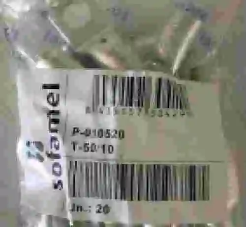 2. Terminal cobre tubular T-50/10 LOTE DE 56 SOFAMEL P-010520