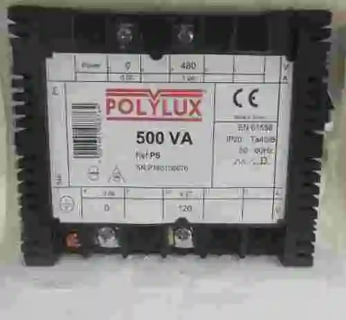 3. POLYLUX 500 VA 480V TRANSFORMADOR NUEVO