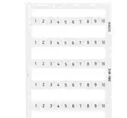 1. Tarjeta de marcaje Mini-WSB WAGO 248-502 LOTE DE 75 UNIDADES