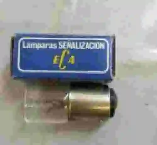 2. Bombilla bayoneta ECA 24V LOTE DE 12 UNIDADES