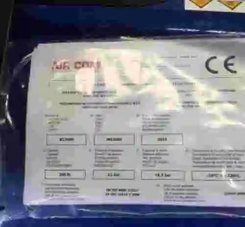 7. Nuevo compresor de 3cv, 10 bar  ,Monofasico con deposito de 200 litros