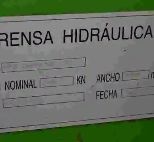 8. PLEGADORA HIDRAULICA SUMMAX 4000X160