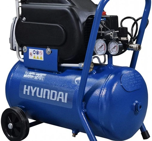 2. Compresor aceite HYUNDAI Hyac24-21 de 2 cv y 24l de depósito