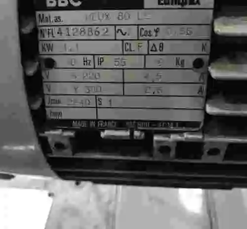 5. MOTOR CC BBC typ gn 200 s 41 F con ventilacion forzada