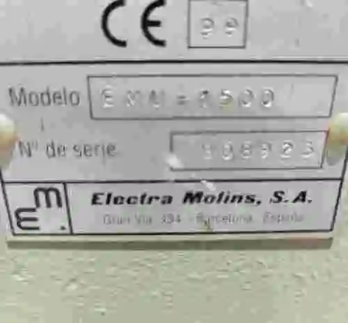 9. Grupo electrógeno EMU -1500 MP4