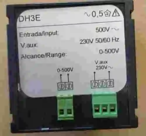 3. VOLTIMETRO DIGITAL SACI DH3E
