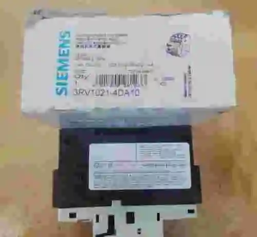 4. SIEMENS 3RV1021-4DA10 DISYUNTOR INTERRUPTOR AUTOMATICO NUEVO EN CAJA