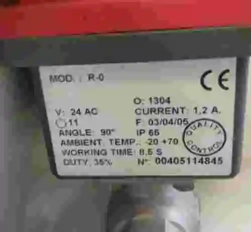 2. ACTUADOR ELÉCTRICO J+J R-0