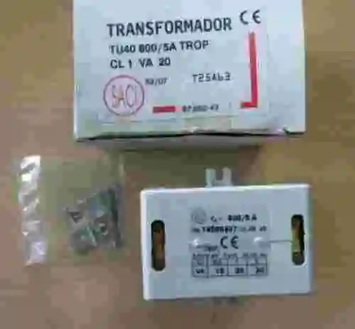 1. TRANSFORMADOR SACI TU40 800/5A