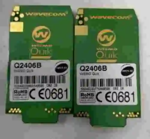 1. Lote de 2 Módulos WAVECOM WISMO QUIK Q2406B