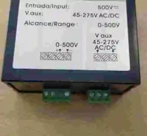 2. VOLTIMETRO DIGITAL SACI DP35C 0-500V