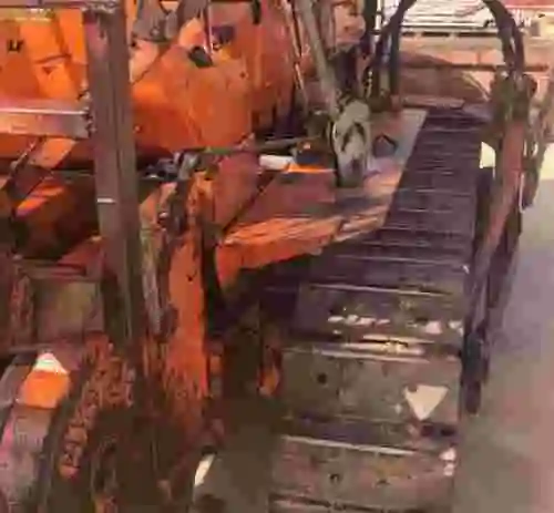5. Tractor FIAT 805C con pala y  bobinador HYSTER D4 52152