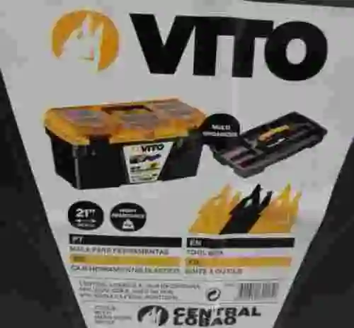 2. Caja herramientas Vito plástico 21