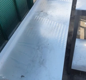 Mesa inox 230 x 60 x 68 cm