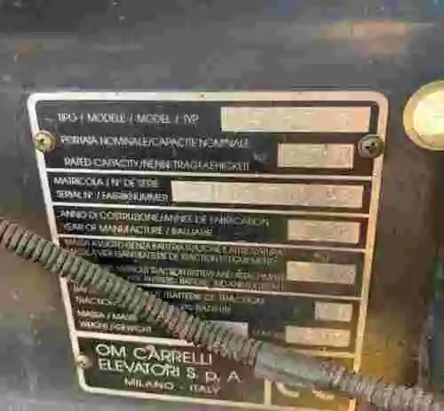 2. Carretilla elevadora eléctrica OM