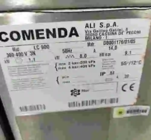 3. Lavavasos Comenda LC900.