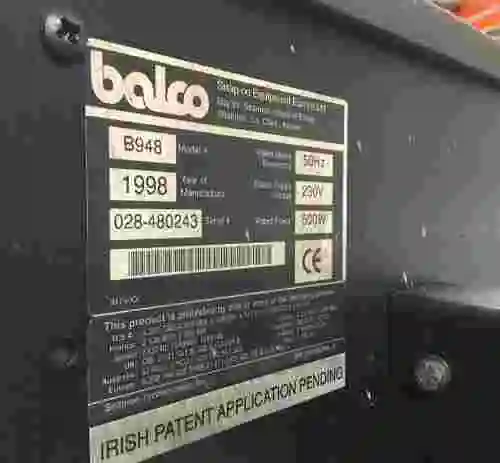 5. Equilibradora de Neumáticos Balco B948 Rapid Laser