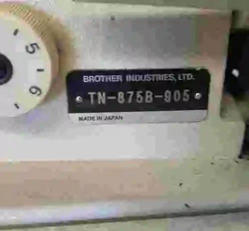3. Lote de 2 máquinas de coser BROTHER TN-875B-905