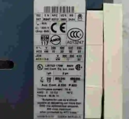 3. Contactor TELEMECANIQUE LC1 D5011