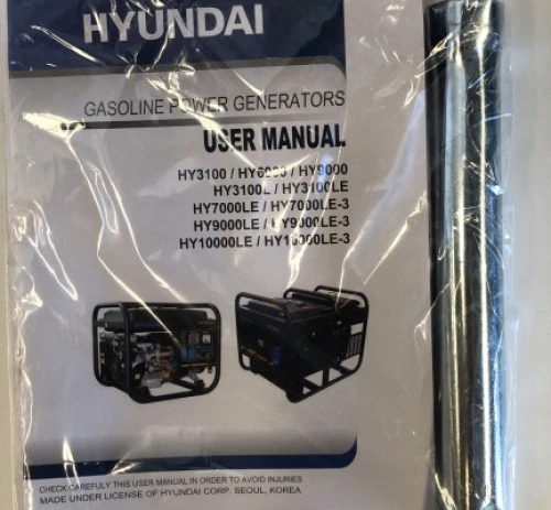 8. GENERADOR HYUNDAI GASOLINA 3000 RPM HY6000