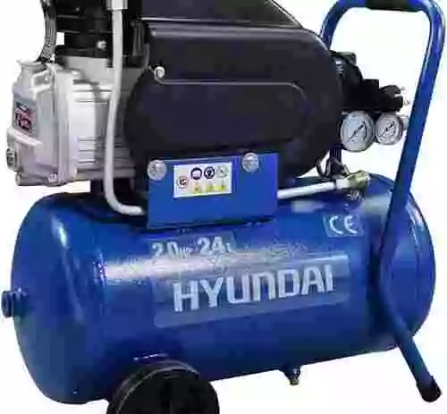 3. Compresor aceite HYUNDAI Hyac24-21 de 2 cv y 24l de depósito