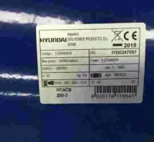 5. Nuevo compresor de 3cv, 10 bar  ,Monofasico con deposito de 200 litros