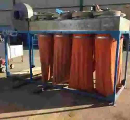 3. Equipo aspirador de polvo y viruta para taller de madera con turbina de 5,5 kw