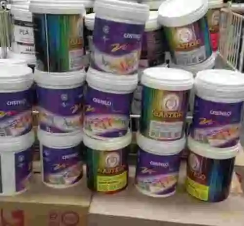 4. LOTE DE PINTURA PLASTICA