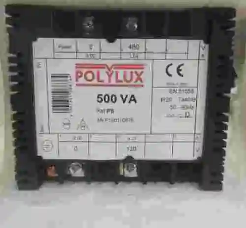 1. POLYLUX 500 VA 480V TRANSFORMADOR NUEVO