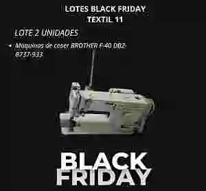 LOTES BLACK FRIDAY TEXTIL 11 - Lote 2 máquinas de coser BROTHER F-40 DB2-B737-933
