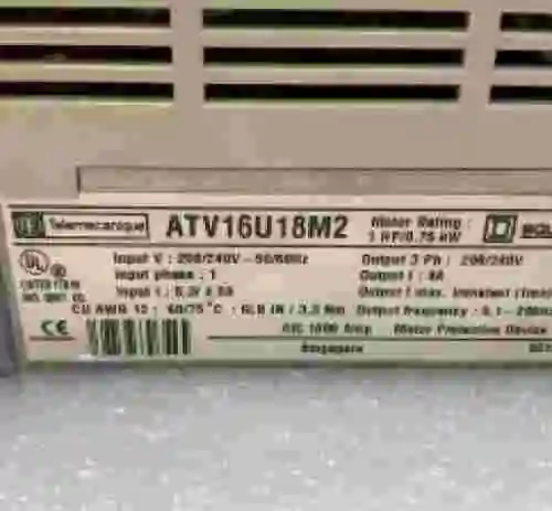 3. TELEMECANIQUE ALTIVAR 16 ATV16U18M2