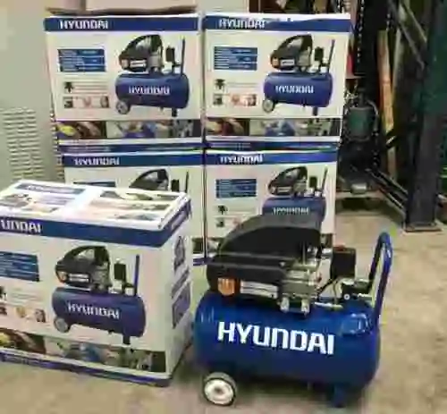 Lote 5 compresores de aire 50L Hyundai HYAC50-2