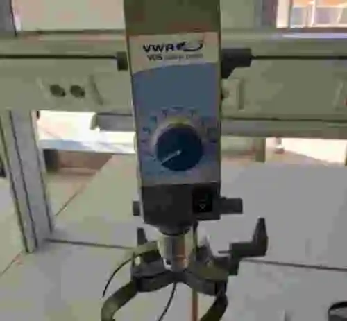 5. AGITADOR MECANICO VWR/VOS POWER BASIC CON SOPORTE BASE IKA R1826