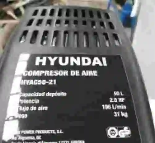 9. Nuevo Compresor de aire a presión de 2cv, 50 litros, 8 bar.
