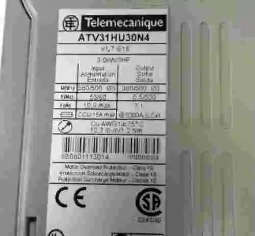 4. Variador TELEMECANIQUE ALTIVAR 31 ATV31HU30N4