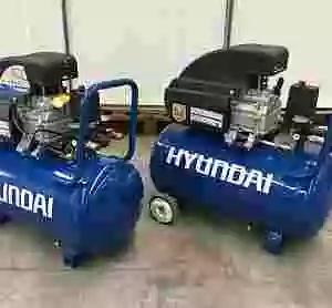 Lote 2 compresores de aire 50L Hyundai HYAC50-2