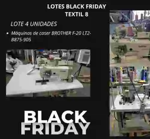 1. LOTES BLACK FRIDAY TEXTIL 8 - Lote 4 und Máquina de coser