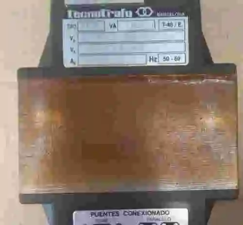 3. TRANSFORMADOR TECNOTRAFO TPS VA 160 T-40/E 50/60 HZ