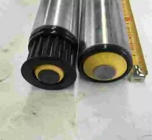 5. Grupo de 16 rodillos cincados Interroll tipo 3500 diametro 50 mm x 1030 mm de largo util