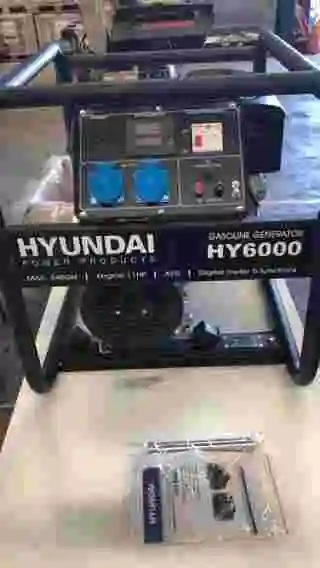 GENERADOR HYUNDAI GASOLINA 3000 RPM HY6000