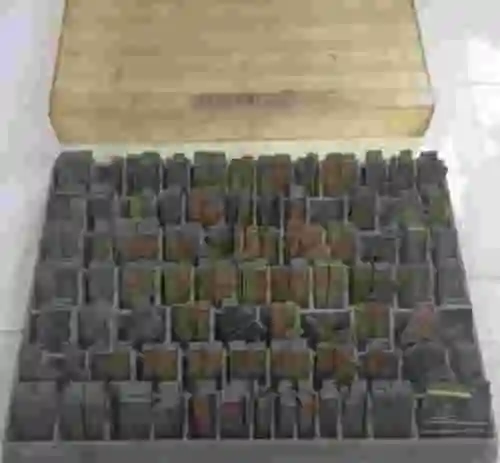 1. Juego de letras para Máquina de grabado pantógrafo GRAVOGRAPH