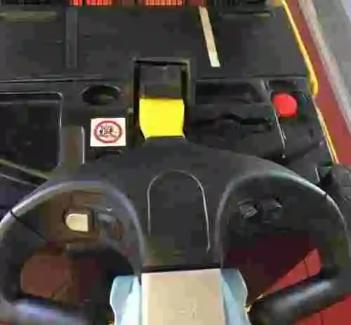9. Apilador eléctrico con plataforma para operario Hyster