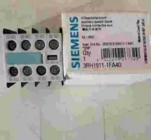 1. Bloque de contacto auxiliar SIEMENS 3RH1911-1FA40