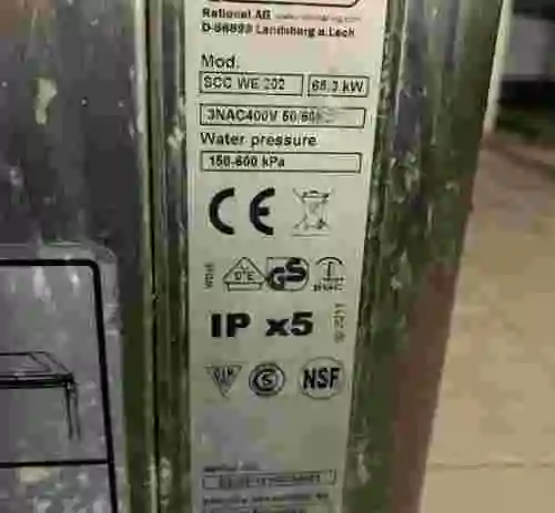 2. Horno Profesional Rational SCC WE 202
