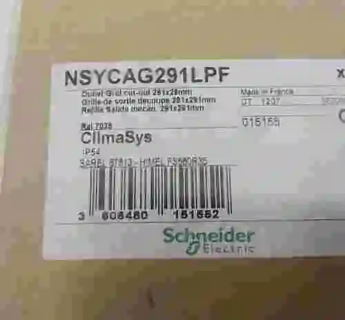 4. SCHNEIDER ELECTRIC NSYCAG291LPF REJILLA 291X29MM