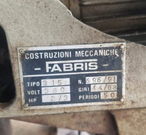 12. Sierra de cinta FABRIS 315