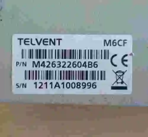 2. Multiplexor de fibra óptica TELVENT M6CF