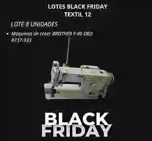 LOTES BLACK FRIDAY TEXTIL 12 - Lote 6 máquinas de coser BROTHER F-40 DB2-B737-933