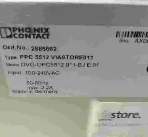 5. Panel PHOENIX CONTACT PPC 5512 VIASTORE011